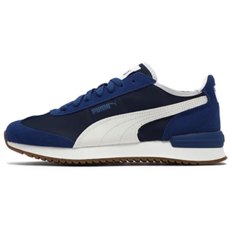 PUMA R78 Low Top Casual Shoes Unisex Beige White Blue