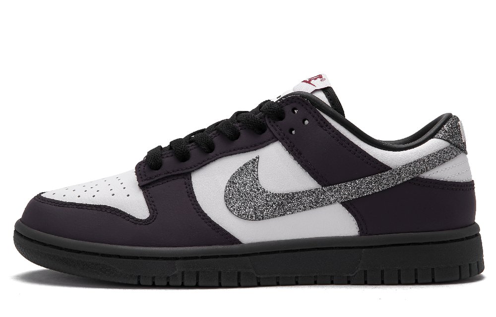 Nike Dunk Purple Mist Slip Resistant Low Top Skateboard Shoes Unisex Purple White