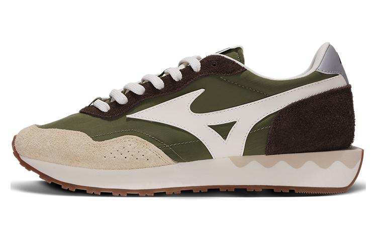 Mizuno LG 70s Anti-Slip Wear-Resistant Low-Top Casual Shoes Unisex Green White