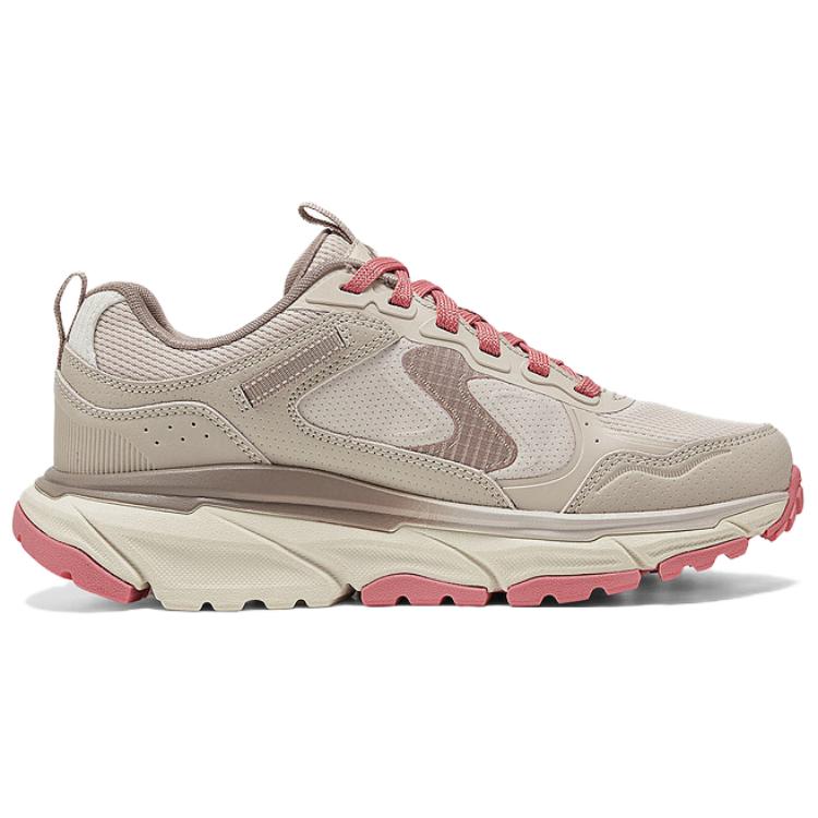 Skechers OUTDOOR Low Top Hiking Shoes Women's Brown Pink