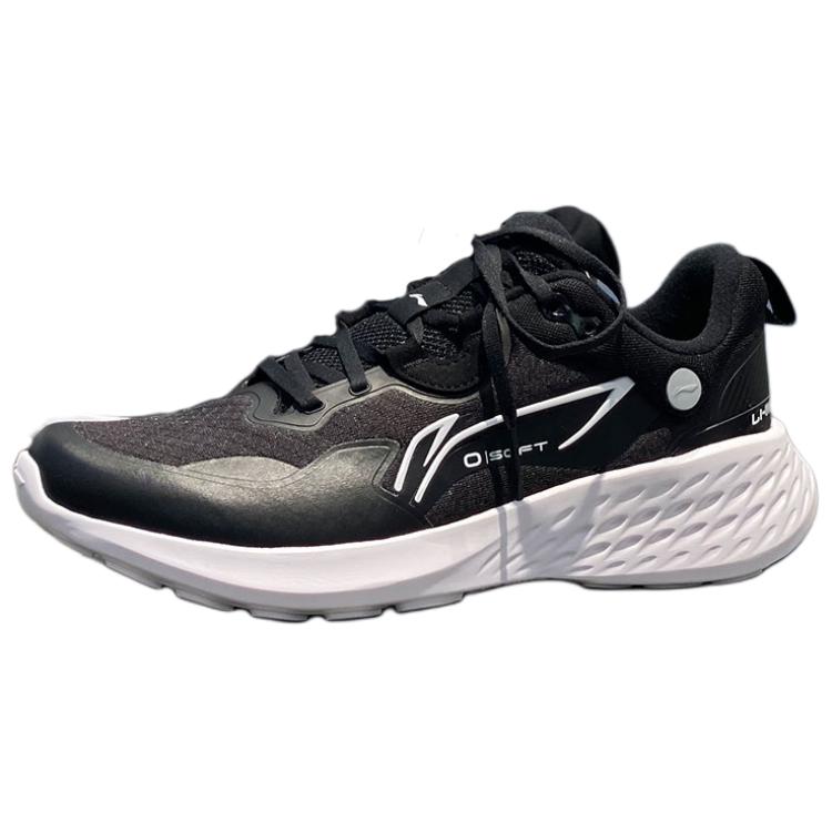LiNing Durable Breathable Low-Top Casual Shoes Men's Black White