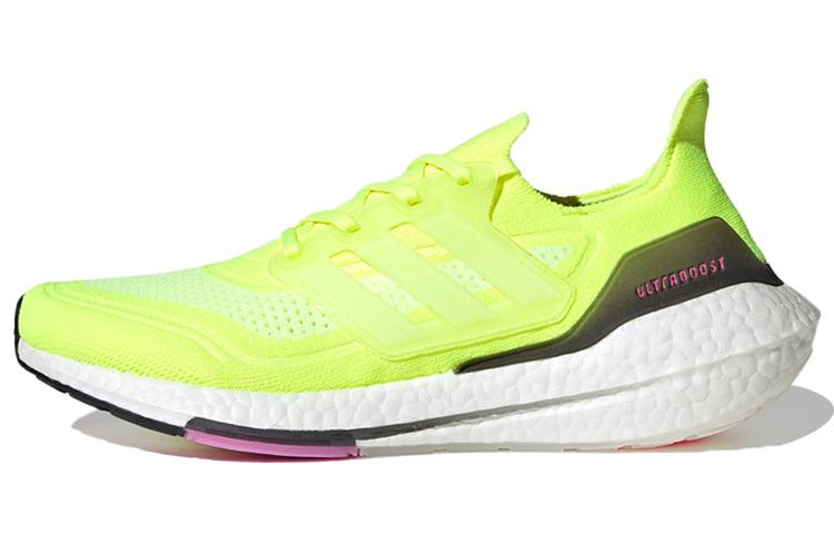 Adidas Ultra Boost 21 Solar Yellow Pink
