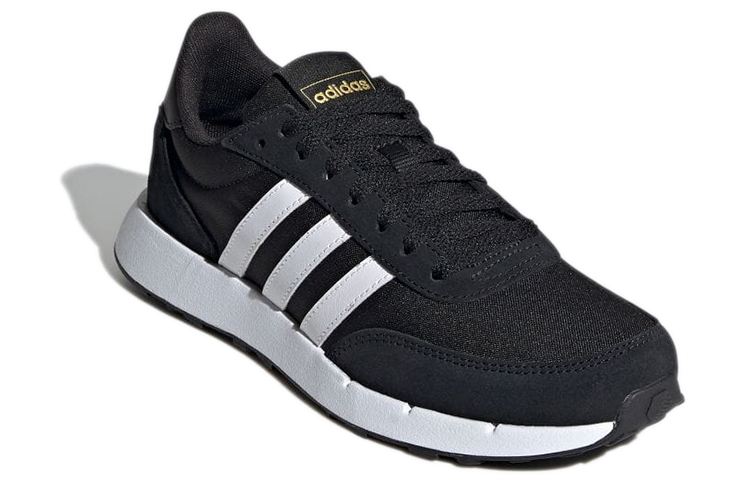 Adidas Run 60s 2.0 Core Black Cloud White Gold Metallic Women's