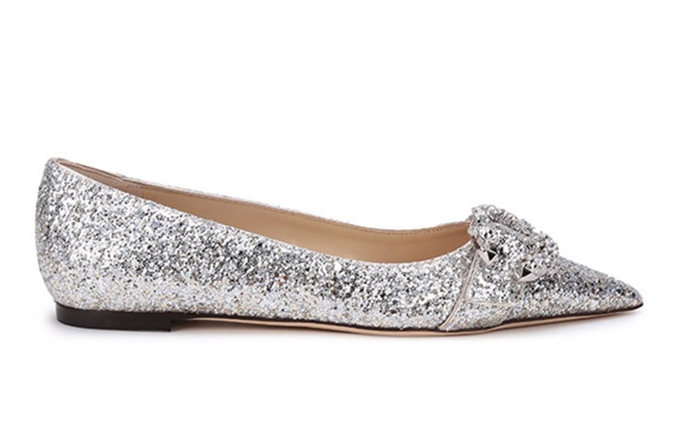 Jimmy Choo Silber Damen Casual Single Shoes Women's