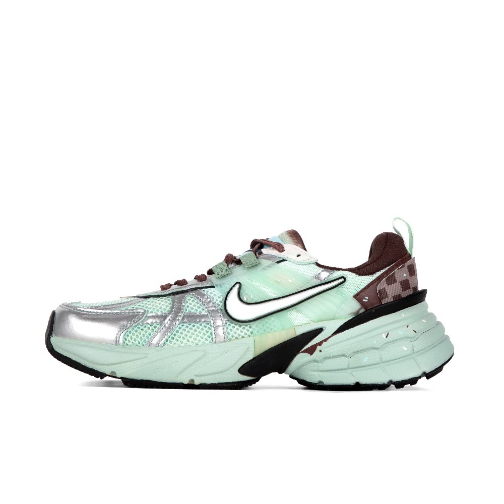 Nike V2K Run Anti-Slip Wear-Resistant Low-Top Casual Running Shoes Women's Light Chocolate
