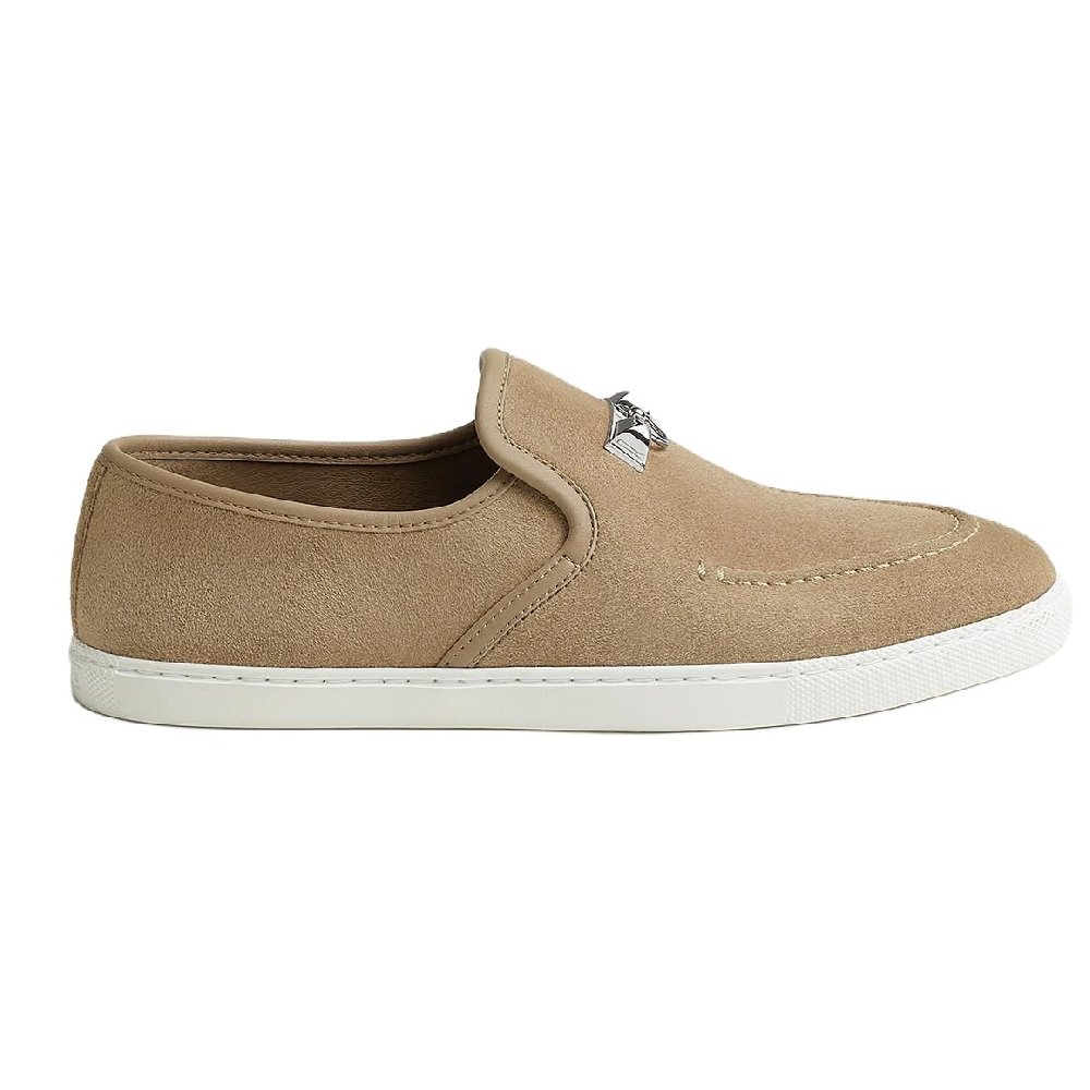 HERMES Jour Loafers Women's Brown