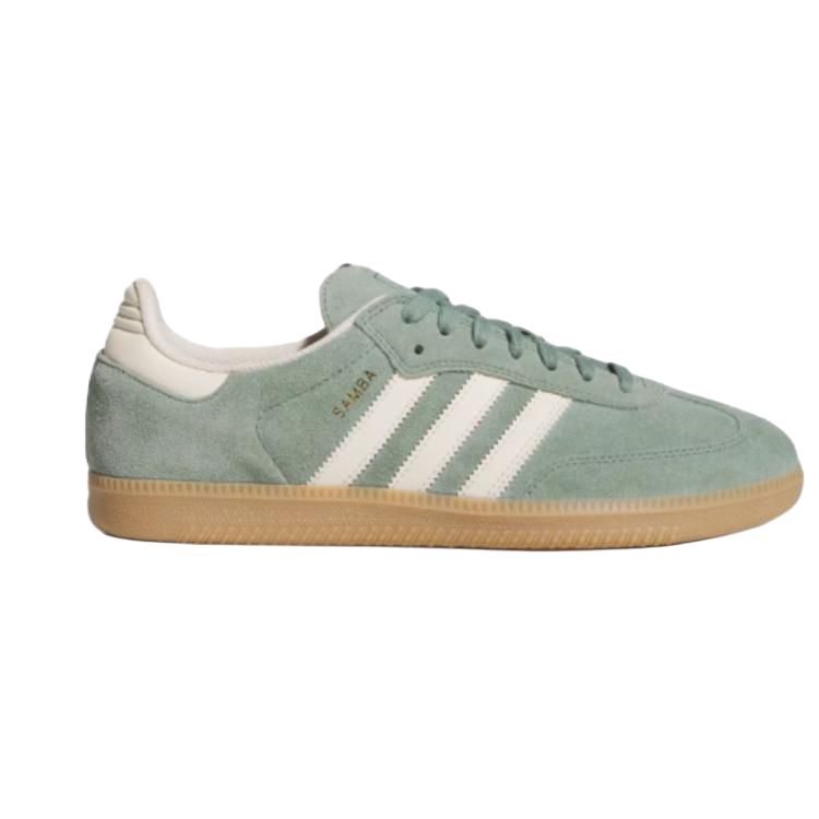 Adidas Samba Silver Green Wonder White
