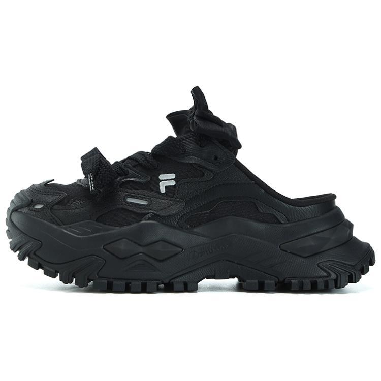 FILA FUSION Bianco Mule Slippers 'Black' Women's