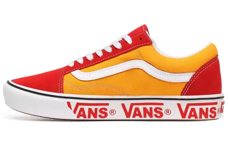 Old Skool ComfyCush Vans 'Tape Mix Red Cadmium'