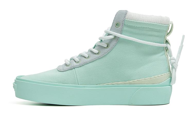 EQLZ EQUALIZER Fault Skateboard Shoes Unisex High-Top Neon Green