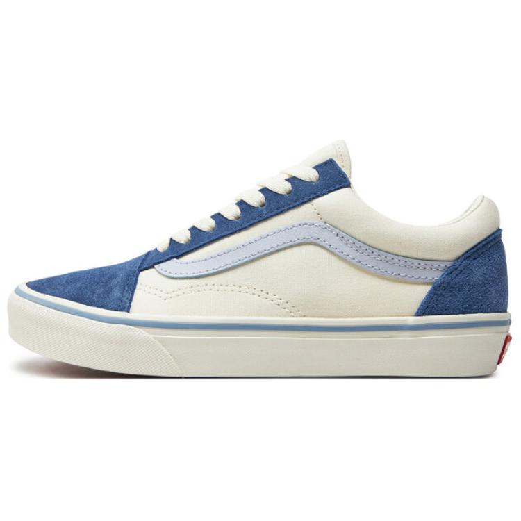 Vans Old Skool Collection Low Top Skateboard Shoes Women's Blue