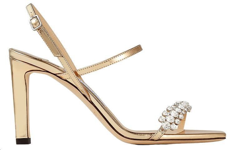 Jimmy Choo Meira 85mm Crystal-embellished Sandals