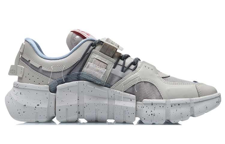 LINING CF Casual Shoes Unisex Low-Top Silver Fish Gray купить в интернет-магазине Yoocart с быстрой доставкой по России.