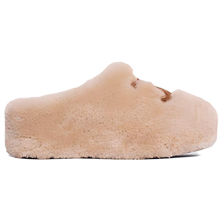 CELINE Closed Toe Slippers Women's Beige