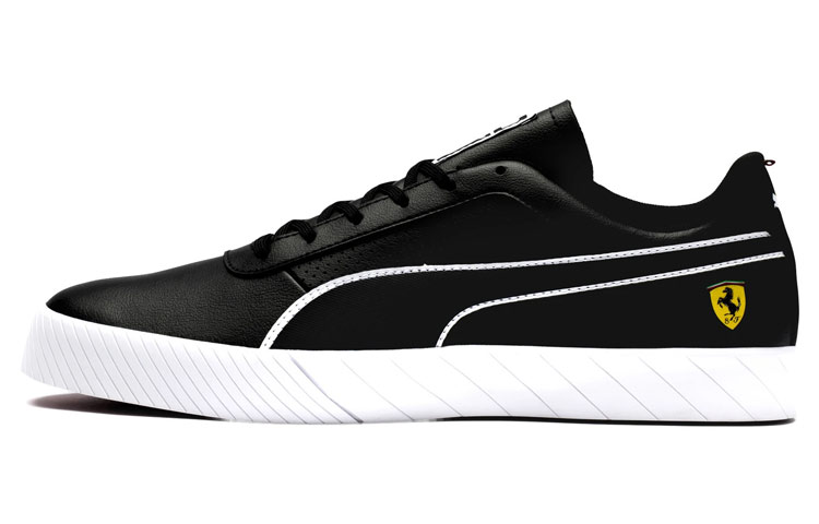 Ferrari X PUMA Scuderia Ferrari Skateboard Shoes Men's Low Top Black