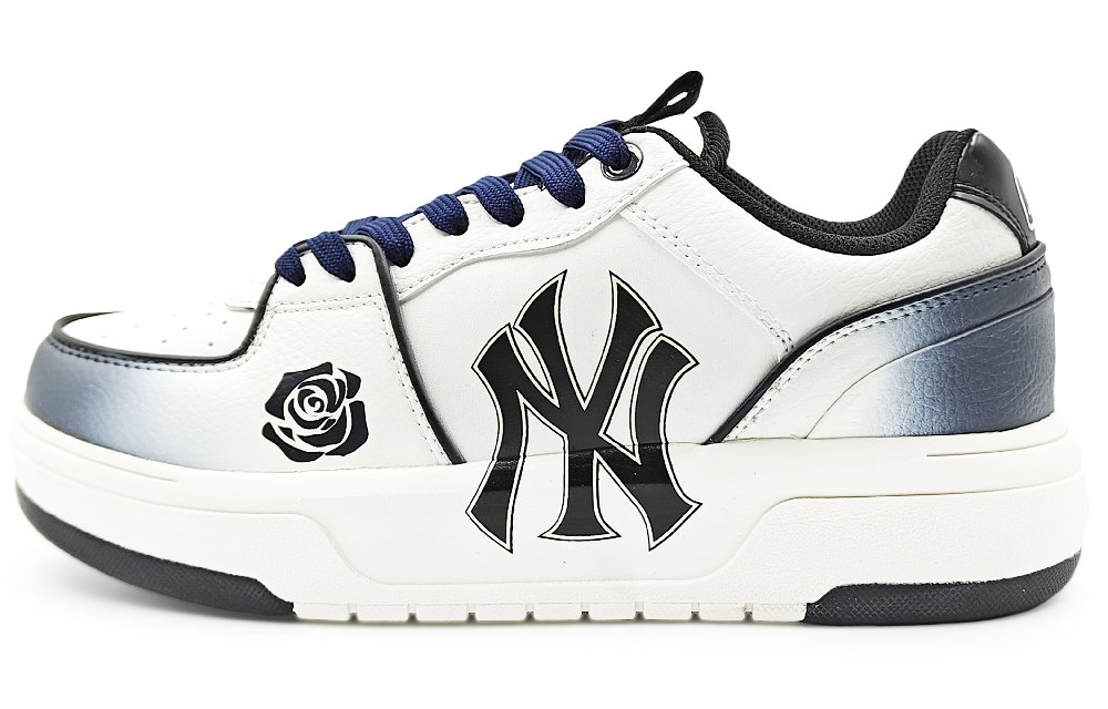 MLB Chunky Liner Abrasion Resistant Low Top Skateboard Shoes Unisex Navy Blue