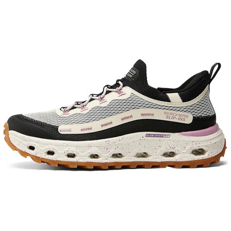 Skechers OUTDOOR Anti-Slip Wear-Resistant Low-Top Casual Shoes Women's Beige Black