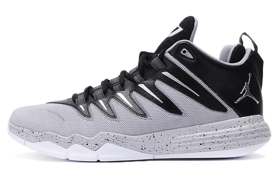Jordan CP3 9 Cushioned Slip-Resistant Low-Top Basketball Shoes Men's Gray Black