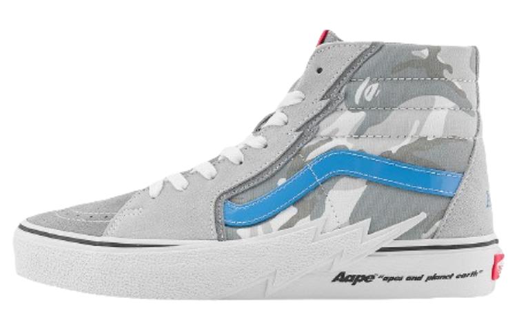 Vans AAPE X Sk8-Hi 'Bolt - Grey Camo'