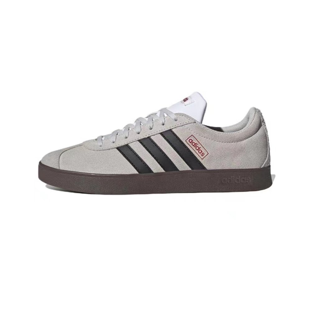 Adidas Neo VL Court 2.0 Slip Resistant Low Top Skateboard Shoes Unisex Brick Red