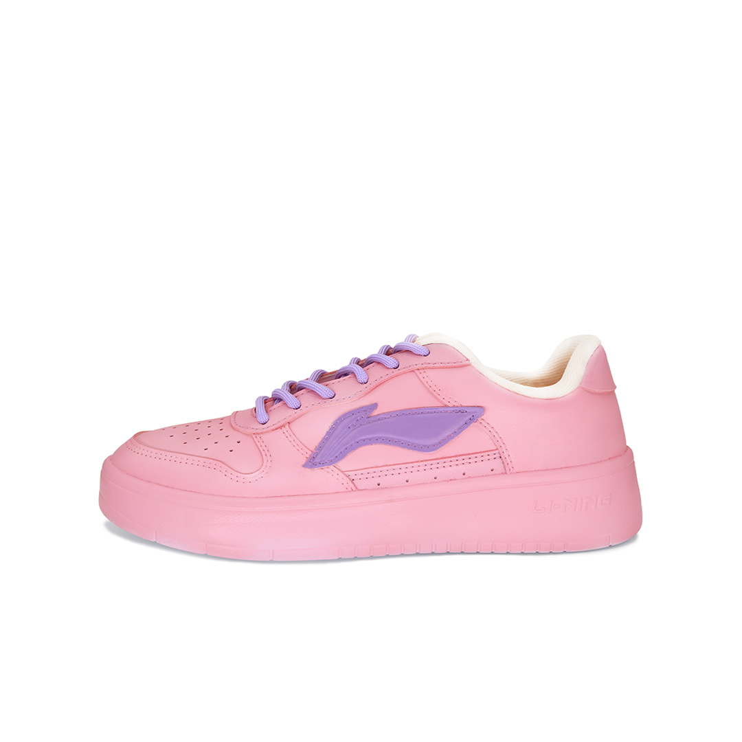 LINING Pontoon Boats Skateboard Shoes Women's Low top Pink