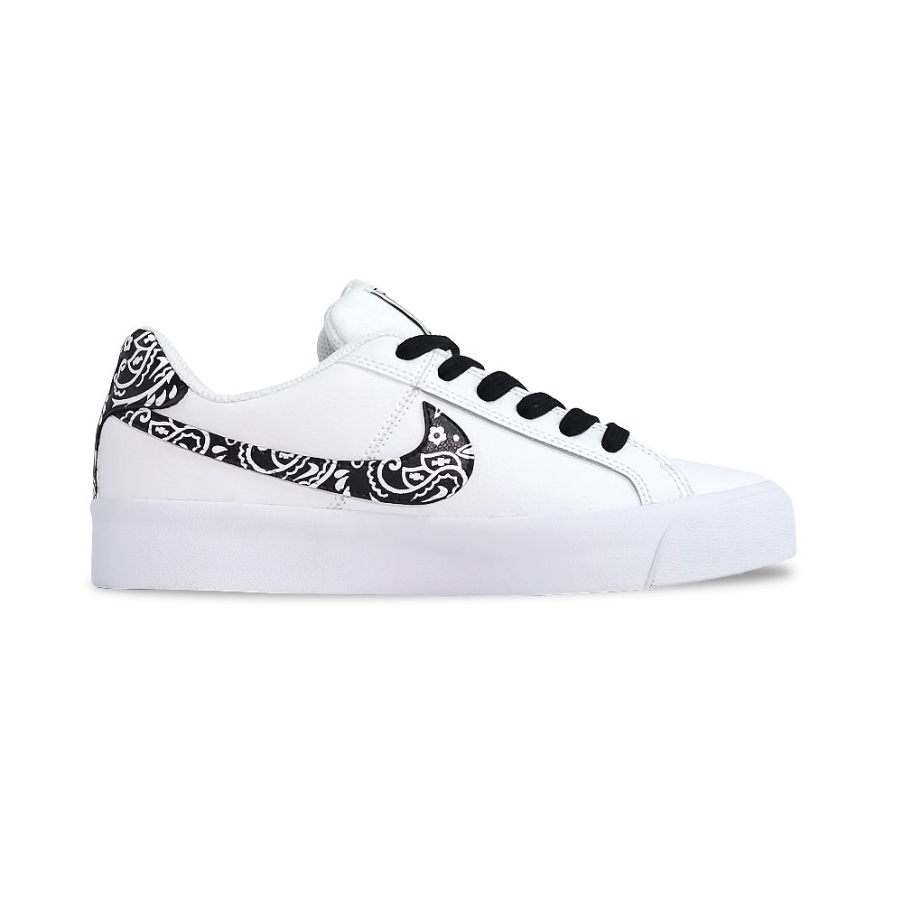 Nike Court Royale Low-Top Skateboard Shoes Women's Black White