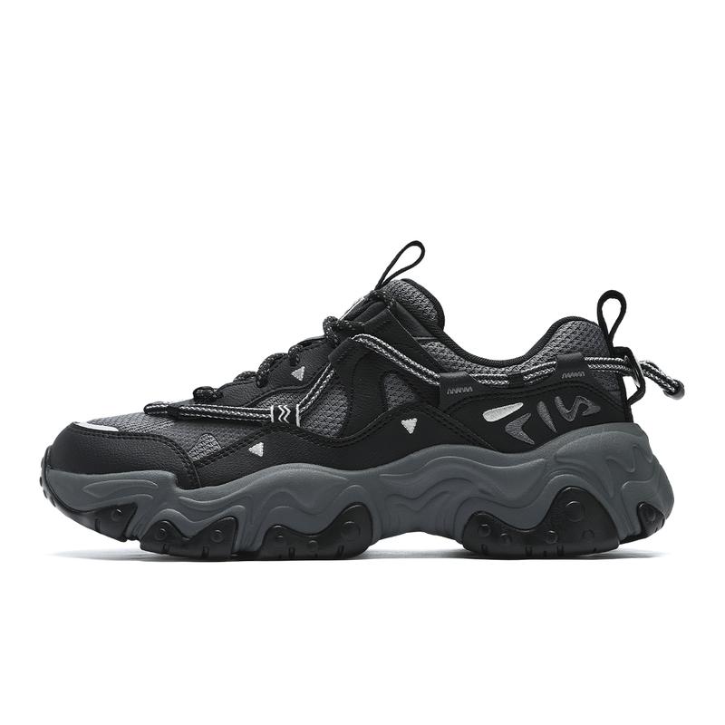 FILA RUNNING Running Shoes Women's Low-Top Black/Castle Gray