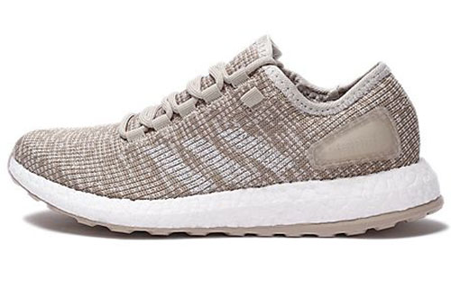 Adidas Pure Boost Cream Coloured White Shoes 'Light White'