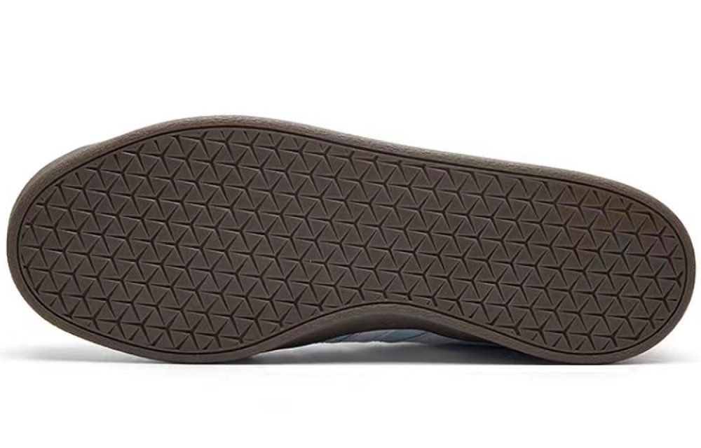 Adidas Neo VL Court 2.0 Anti-Slip Wear-Resistant Low-Top Skateboard Shoes Unisex Yellow Brown