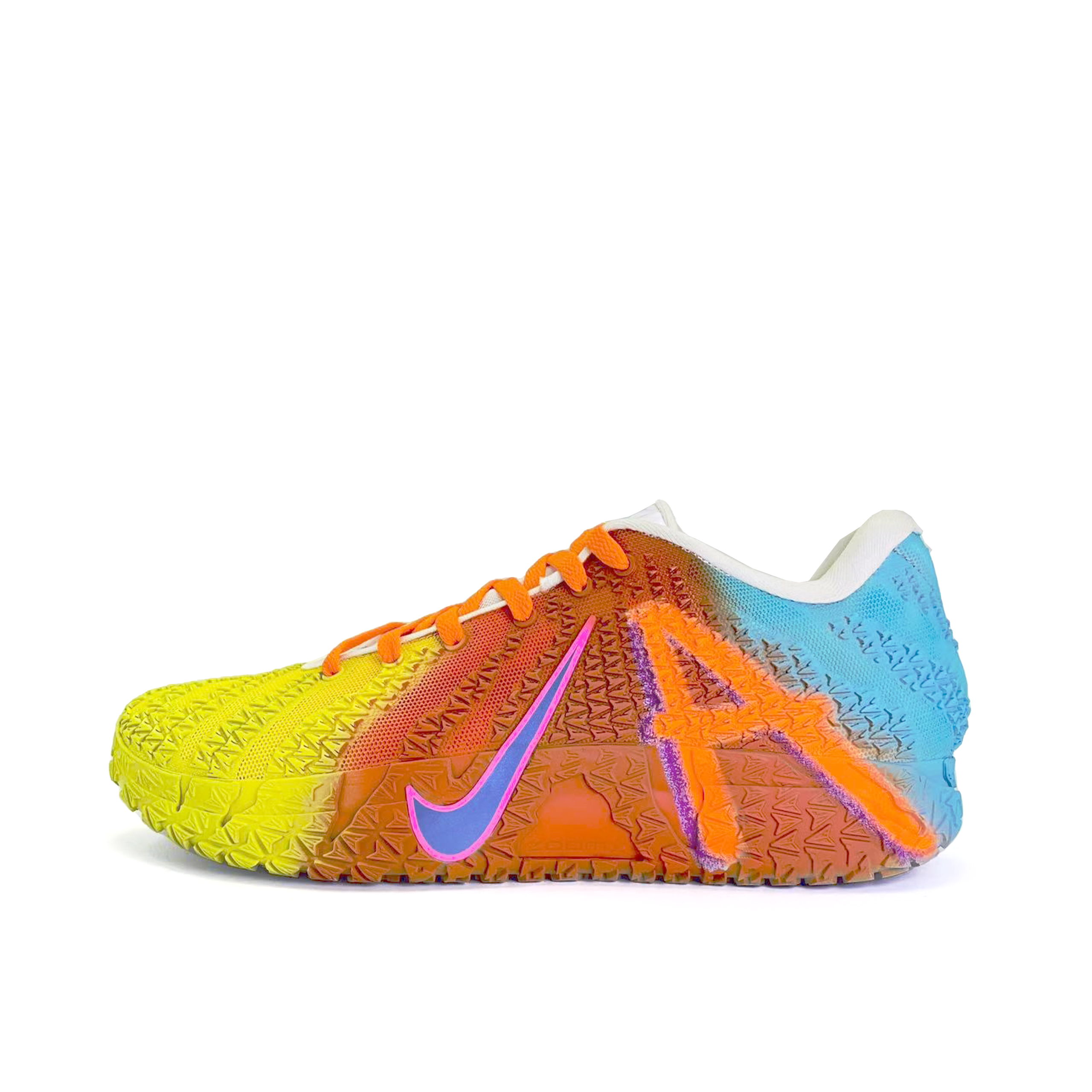 Nike Ja Morant 3 Basketball Shoes Unisex Low top Orange