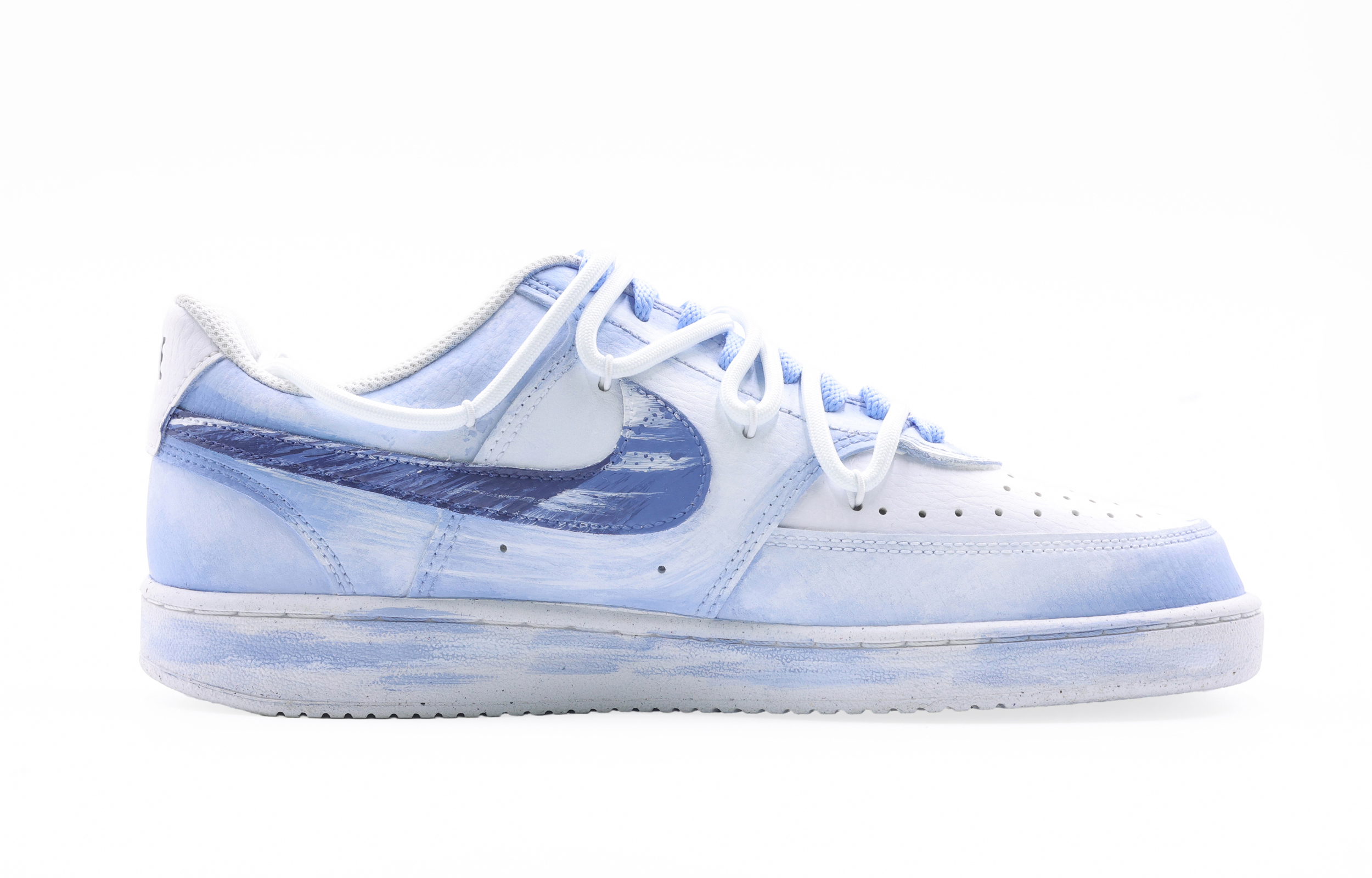 Nike Court Sunrise On The Sea Slip Resistant Abrasion Resistant Low top Skateboard Shoes Unisex