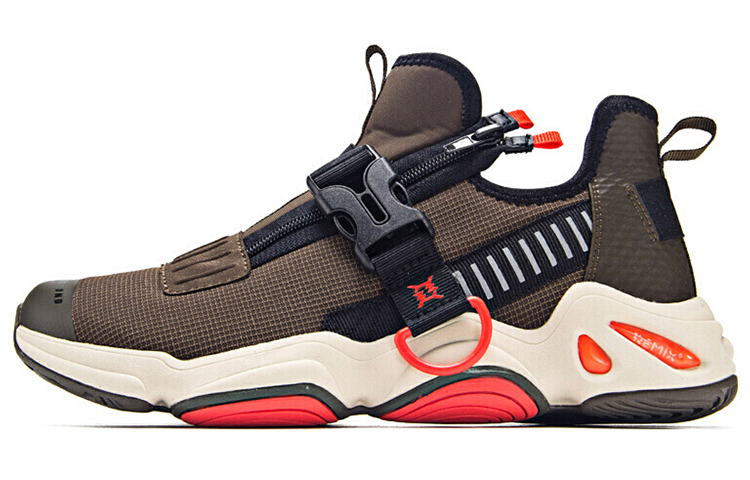 361° Chunky Sneakers Men Low-Top Brown/Red