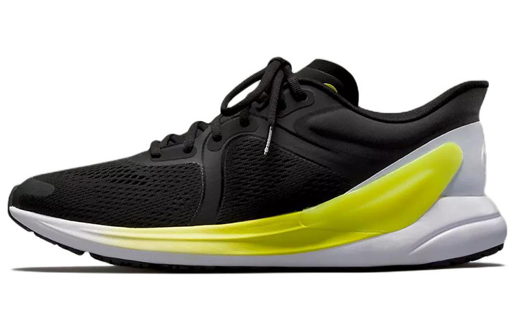 lululemon Blissfeel Run Black Electric Lemon Women's