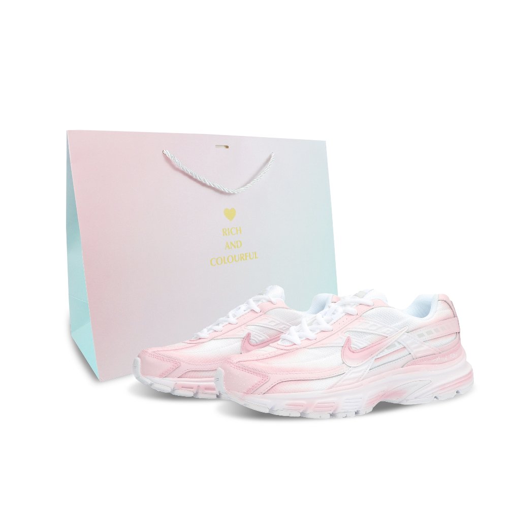Nike Initiator Shock Absorbers Low Top Casual Running Shoes Unisex Pink