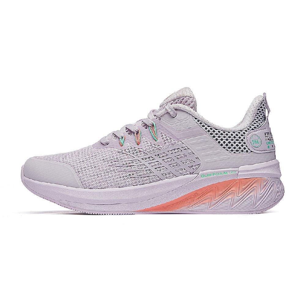 361° Cushioning Lightweight Low-Top Casual Running Shoes Women's Purple