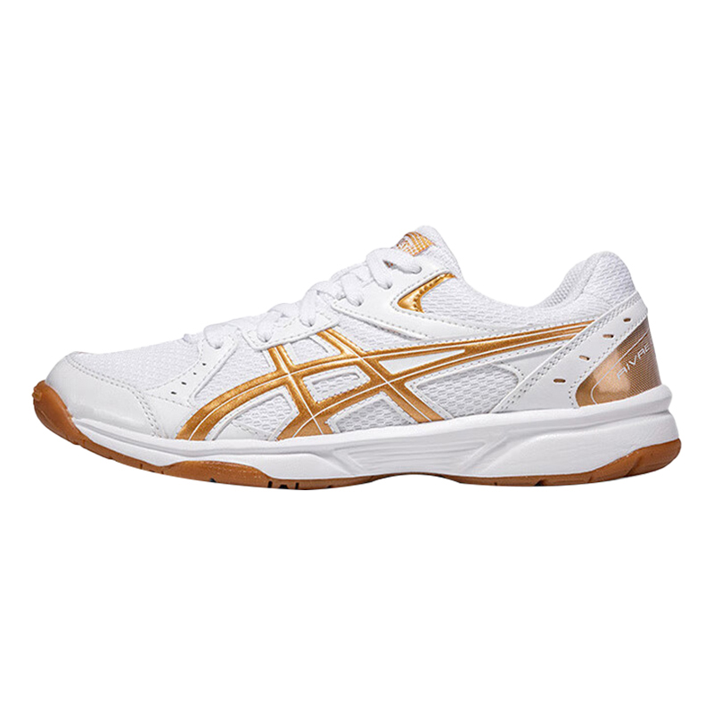 Asics River CS Wear-resistant And Lightweight Low-Top Badminton Shoes Unisex White