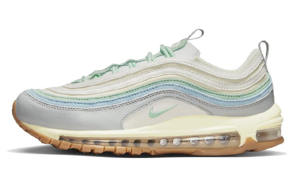 Nike Air Max 97 Enamel Green Sail Worn Blue Women's