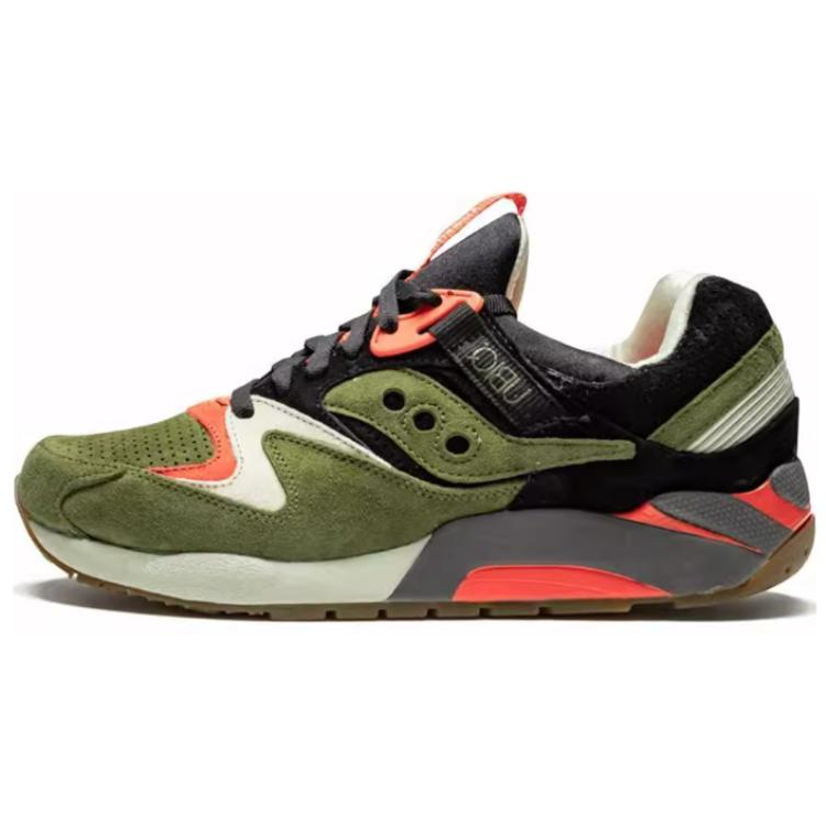 UBIQ x Saucony Anti-Slip Wear-Resistant Low-Top Casual Shoes Unisex Green Black