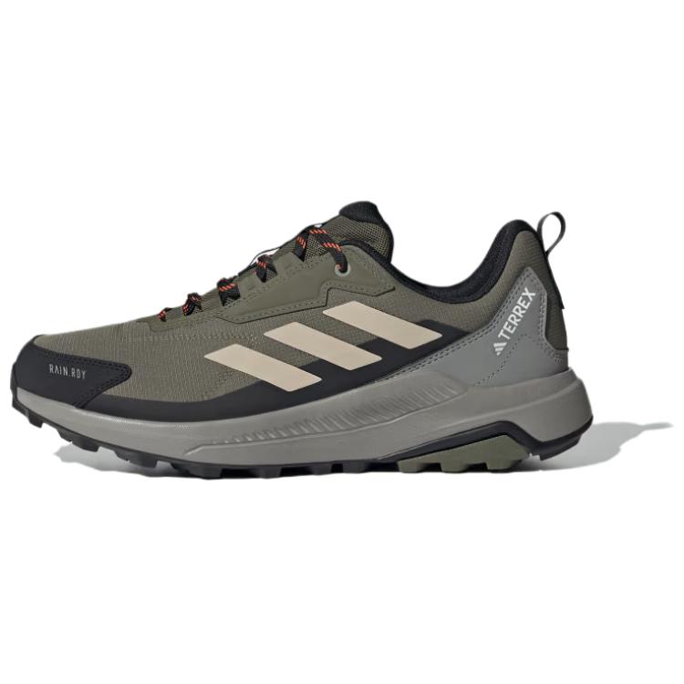 Adidas Terre Slip Resistant, Abrasion Resistant, Waterproof Low Top Hiking Shoes Men's Olive Green