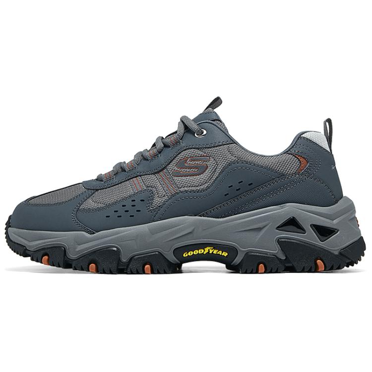 Skechers OUTDOOR Low Top Hiking Shoes Men's Charcoal Gray