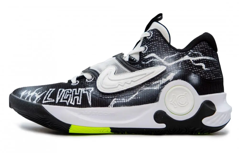 Nike KD Trey 5 X Snowfield Lightning Lightweight Mid-Top Basketball Shoes Men's Black White