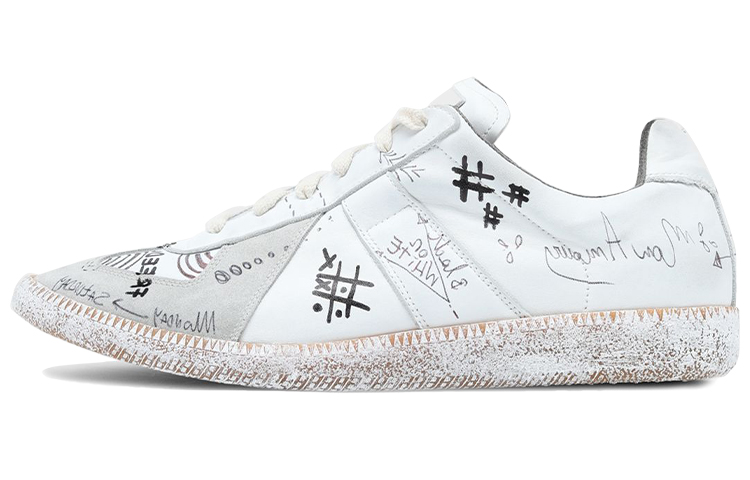 Maison Margiela Replica Low Top Stylish Skateboarding Shoes Men's White