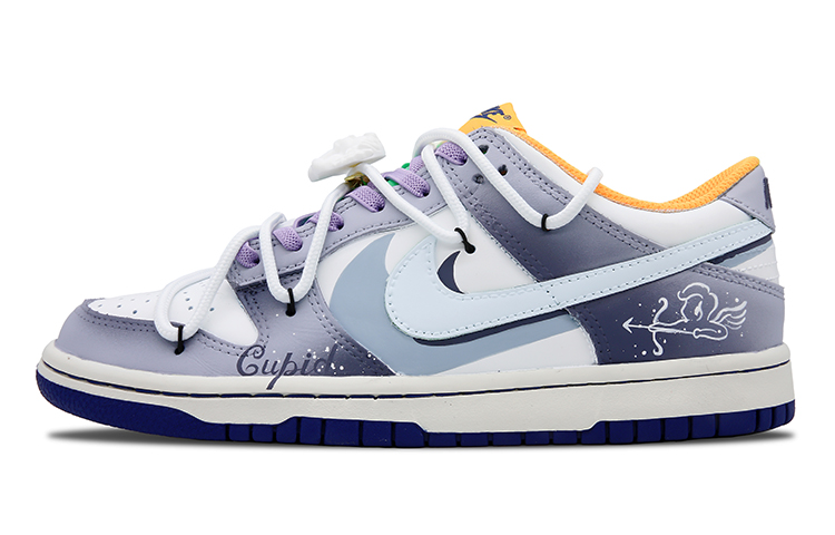 Nike Dunk Low Cupid Anti-Slip Wear-Resistant Low-Top Skateboard Shoes Women's Wisteria Purple