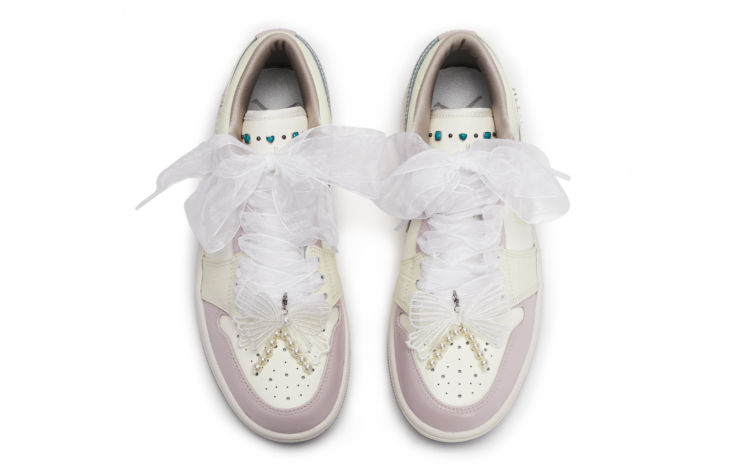 JORDAN Air Jordan 1 Vintage Basketball Shoes Women's Low top Beige/White/Pink купить в интернет-магазине Yoocart с быстрой доставкой по России.