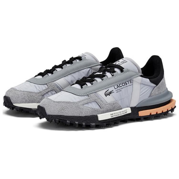 LACOSTE Casual Shoes Men Low-Top Gray