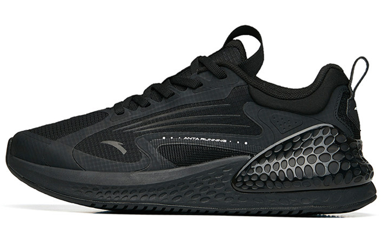 Anta C37+ Cushioned Anti Slip Wear Resistant Breathable Lightweight Low Top Casual Running Shoes Women's Black
