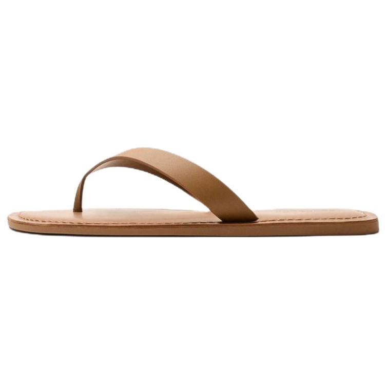 ZARA ORIGINS Abrasion Resistant Flip Flops Men's Brown