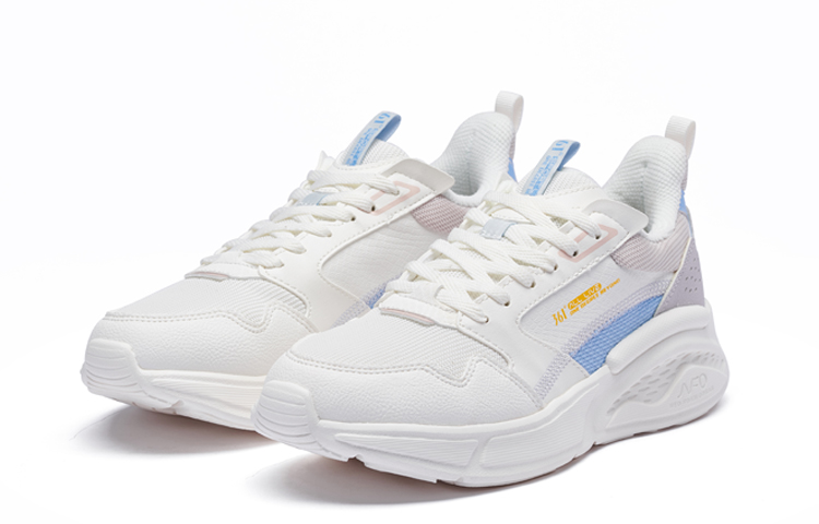 361° Cushioning, Abrasion Resistant, Slip Resistant Low Top Casual Shoes Women's White Pink