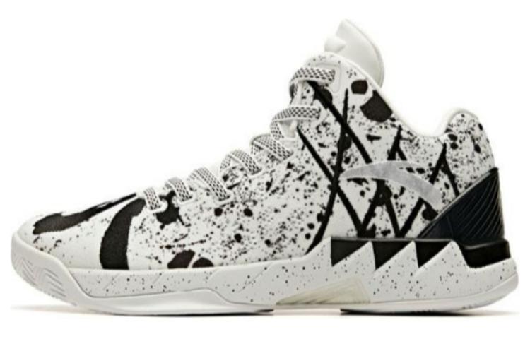Anta KT1 Abrasion Resistant Breathable Low top Basketball Shoes Men's Black White