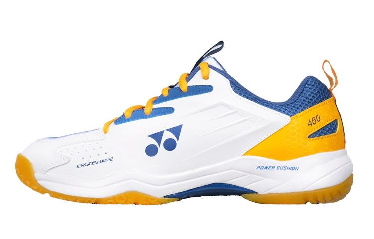 YONEX Power Cushion Badminton Shoes Unisex Low-Top White Navy Blue